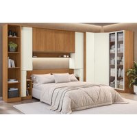 Quarto Planejado Casal Liga 9Pças QM37 Canela