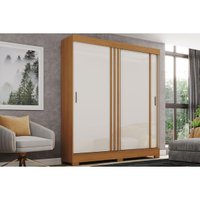 Guarda Roupa Solteiro 2 Portas 2 Gavs B353 Cinamomo/Of Wt Henn