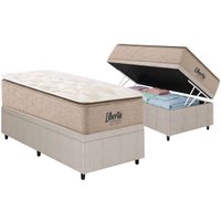 Cama Box Baú CRC Solt +Colchão Molas Master Pocket Libertá Inovaflex 88