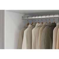Guarda Roupa Solteiro 8Pts 2Esp 4Gv Pés Master Areia S. Andirá