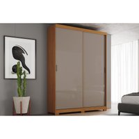 Guarda Roupa Solteiro 2 Portas 3 Gavs Lucca Cin/Off/Avela Henn