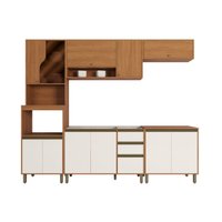 Cozinha Modulada Henn Venaly 5 Peças CZ479 Cinamomo/Off