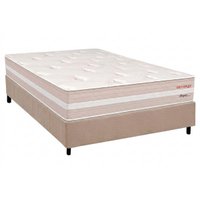 Cama Box CRC Casal +Colchão Molas Master Pocket Bergamo Orthoflex 138x188