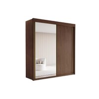 Guarda Roupa Solteiro 2 Ptas 1 Esp 4Gv Chicago Cacau Conquista