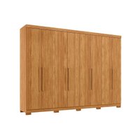 Guarda Roupa Solteiro 8 Ptas 4 Gv c/Pé Master Cinamom S. Andirá