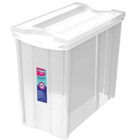Caixa Organizadora 16,5L Estreita Alta Plástica Ordene 41x18