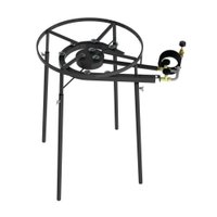 Fogão Industrial Progás Alta Pressão 10 Caulim Redondos Pedestal F2B10P