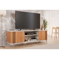Rack Bancada p/ TV 60 Pol Chicago 180cm Cinamomo Permóbili
