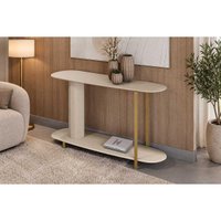 Aparador Sala Olimpo 1 Prateleira 135cm Off White Linea