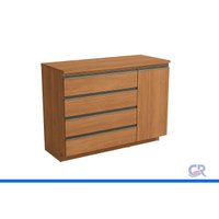 Buffet Sala Jantar Liga 1 Porta 120cm Canela Kappesberg