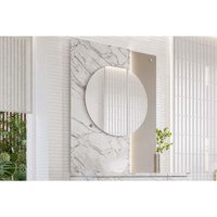 Espelho Quarto Decorativo Londres Orgânico MGM Capucino