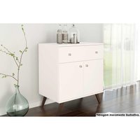 Aparador Sala RT3021 2 Portas 76cm Branco Movelbento