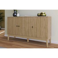 Buffet Sala Jantar MB 1061 c/3 Portas 135cm Mel Movelbento
