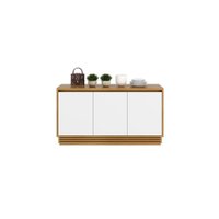 Aparador Sala BB2610 3Portas 160cm Amendoa TecnoMobili
