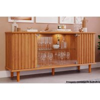 Aparador Sala Janice 4 Portas 165cm Cinamomo Cimol