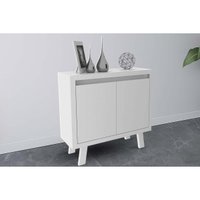 Aparador Sala ME4187 2 Portas 87cm Branco TecnoMobili