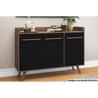 Aparador Sala RT3134 3Portas 136cm Rustico Movelbento