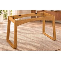 Base Mesa Cozinha Zelia Madeira 130cm Carvalho Kappesberg