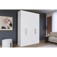 Guarda Roupa Solteiro 4 Portas 2 Gavs PH1714 Branco Herval