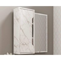 Espelho Quarto BN3648 60cm Mármore Branco TecnoMobili