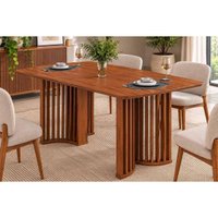 Mesa Cozinha Luma Madeirado 170x90cm Freijo DJ Móveis