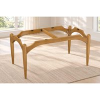 Base Mesa Cozinha Agata Madeira 160cm Carvalho Kappesberg
