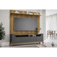 Home Rack Painel p/ TV 70 Pol Moema 185cm Grafite Permóbili