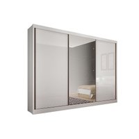 Guarda Roupa Solteiro 3 Portas 4G c/Esp Natus Neve N. Horizonte