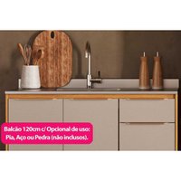 Cozinha Modulada 4 Peças Plena CZ470 Cinamon/Nude Demóbile