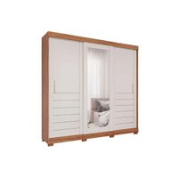 Guarda Roupa Solteiro 3 Portas 1Esp 6Gv e Pé Cecilia Off Panan
