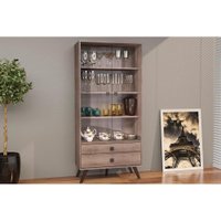 Cristaleira Cozinha RT3151 80cm Rustico Movelbento