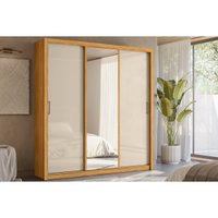 Guarda Roupa Solteiro 3 Portas 1 Esp 2G Residence Off Demóbile