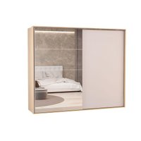 Guarda Roupa Solteiro 2 Portas 4 Esp 4Gv PH1806 Carvalho Herval