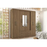 Guarda Roupa 8 Portas 2Esp 4G Pé Nápoles S. Andirá Jat