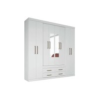 Guarda Roupa 8 Portas 2Esp 4G Nápoles S. Andirá Branco