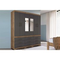 Guarda Roupa 6 Portas 2Esp Pés Colombo S. Andirá Jatob
