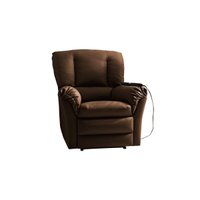 Poltrona Reclinável Motorizada DaVinci Motor Z.Wall Giro Balanço Marrom Probel