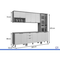 Kit Modulado 5 Peças 13 Portas Selene CZ678 Off Linea