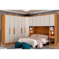 Quarto Modulado N. Horizonte Rizon 7Peças QM17 Cumaru
