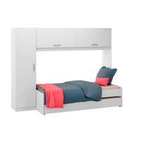 Cama Multifuncional Solteiro G.Roupa 3Ptas c/Aux 2691 Branco Multimóveis