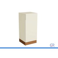 Gabinete Cozinha Modulado Liga 1 Porta 40cm Canela/Off White Kappesberg