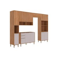 Cozinha Modulada 5 Peças Divina CZ603 Cinamomo/Off White MGM