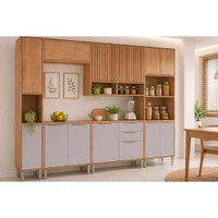 Cozinha Modulada 6 Peças Divina CZ621 Cinamomo/Off White MGM
