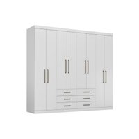 Guarda Roupa 8 Portas 6 Gavs Master S. Andirá Branco