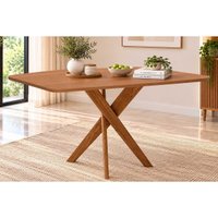 Mesa Cozinha Cacau Madeira 130cm Madeira/Cinamomo Cimol