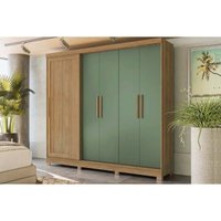 Guarda Roupa 5 Portas 4G c/Pé CB03N564 Kappesberg Nog