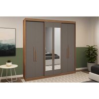 Guarda Roupa 6 Portas 2 Esp 2Gv PH1804 Herval Carvalho