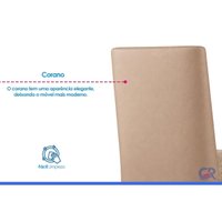 Cadeira Cozinha Kit 2un Anne Nature/Caramelo/Creme Henn