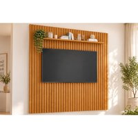 Painel Home Quarto p/ TV 75 Pol Maragogi 230cm Cinamomo Permóbili