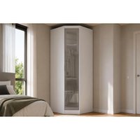 Guarda Roupa Closet Modulado Solteiro 1P Esp Rizon Neve N. Horizonte
